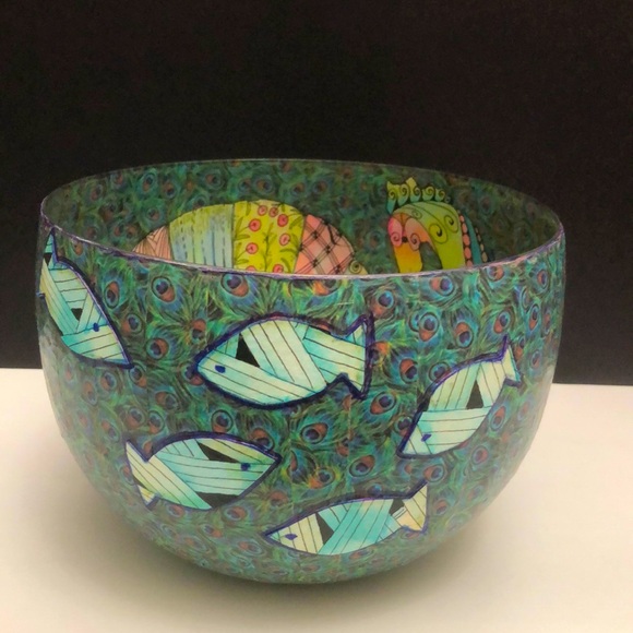 Unique & One of a Kind Decoupage bowl. - Picture 1 of 13